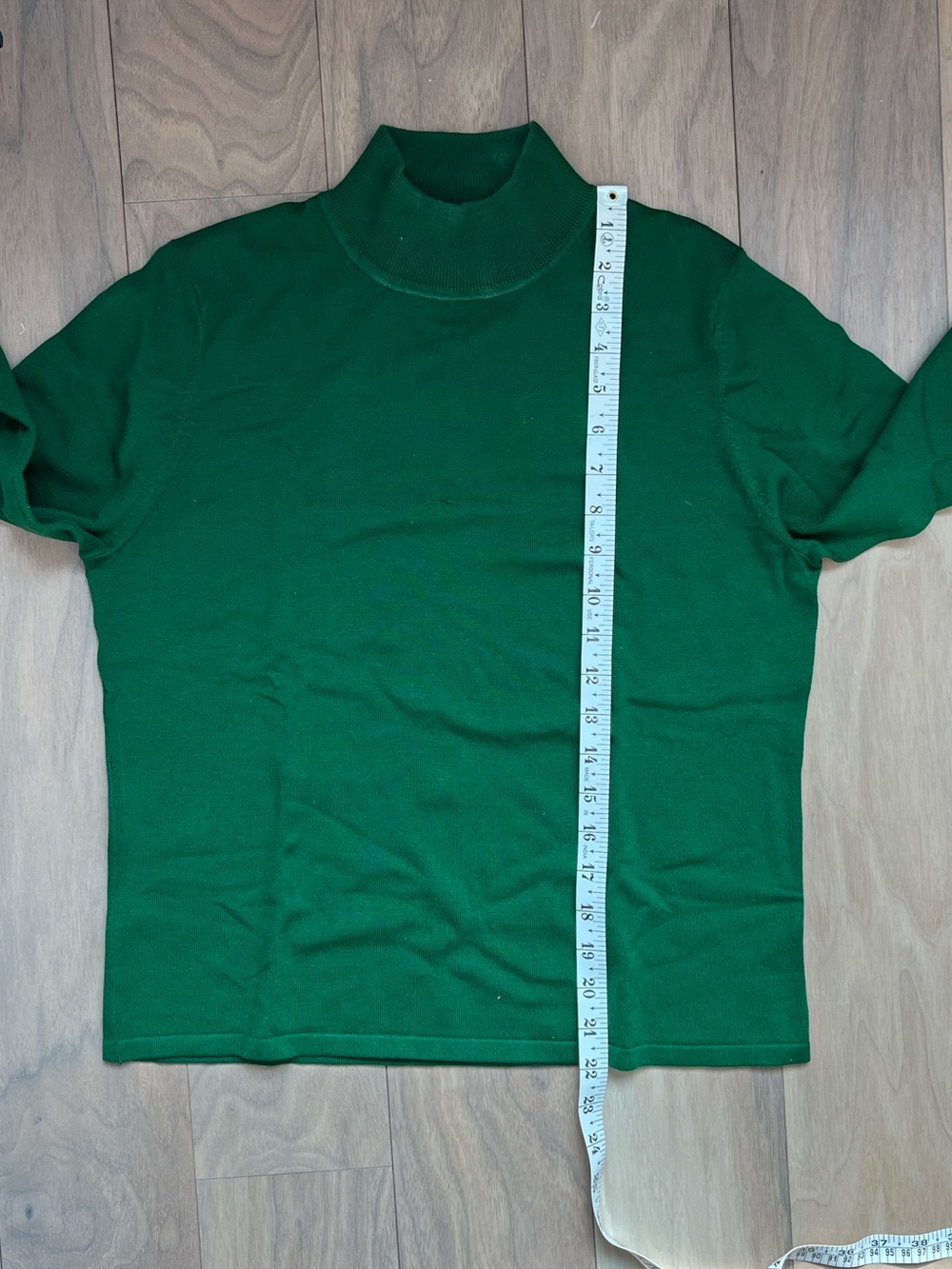 VTG Pendleton Silk Knit Emerald Green Sweater Size Petite M - Picture 4 of 6
